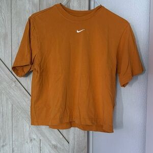 Dark orange Nike tee size small
